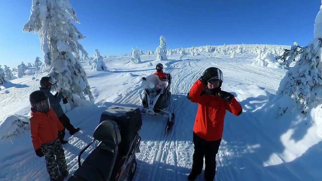 Snescooter safari på Højfjeldet i Sälen uge 7 2026