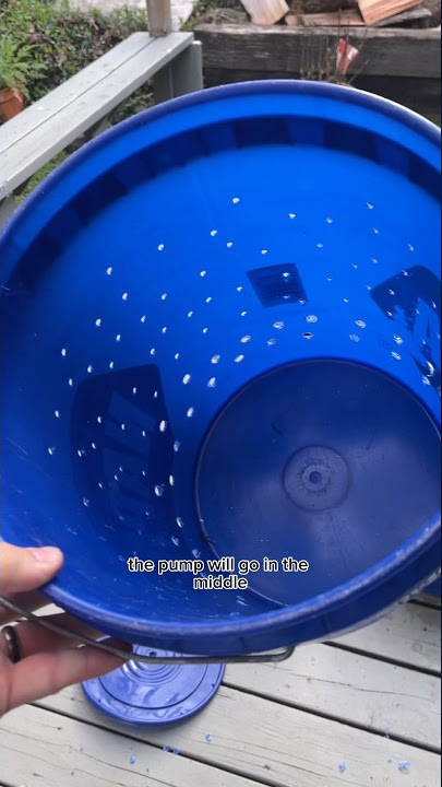 Cara membuat filter kolam! #shorts