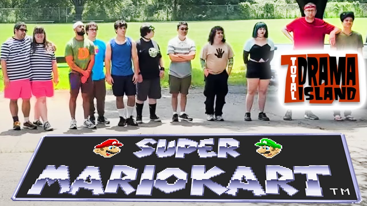 DAY 5 of BEATING EVERY SUPER MARIO KART CUP & REACTING TO TOTAL DRAMA ...