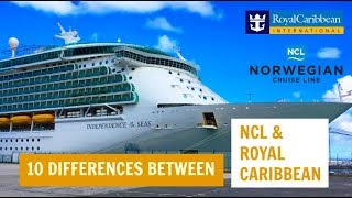 10 differences between NCL and Royal Caribbean