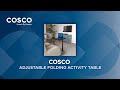 Cosco adjustable folding activity table