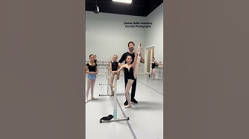 Thumbnail of ballet teacher fixing technique 💯🩰✨ #ballet #balletteacher #balletclass #balletworld #balletpost