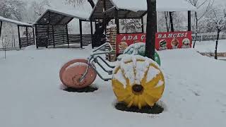 Snowfall Turkey 2024 Isparta Part 24