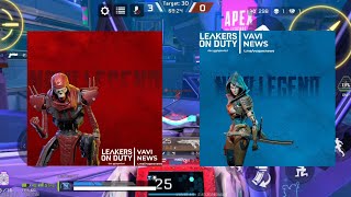 All Upcoming Leaks from Season 3 | Legends , Skins , Badges Apex Legends Mobile Leaks