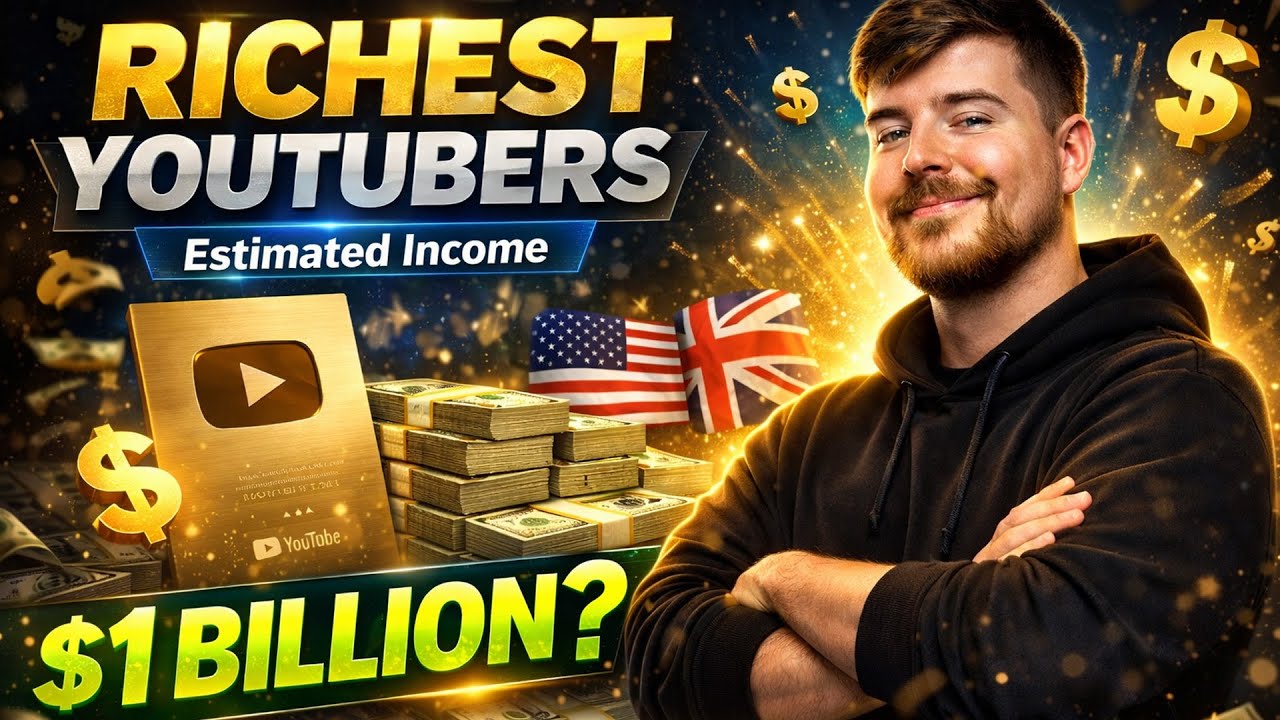 💰 How Much Do the World’s Top YouTubers Earn? 🌍 Estimated Income of the ...