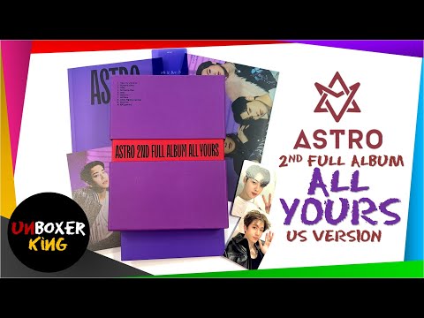 ASTRO 아스트로 || ALL YOURS || US VERSION || KPOP ALBUM UNBOXING