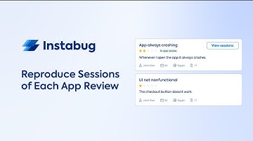 Instabug App Ratings and Reviews + Session Replay - Launch Tour
