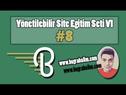 Yönetilebilir Site Yapımı [Yönetici Paneli Kısımları(Sayfa Ekleme)+Yazı Editörü(CkEditor) #8]