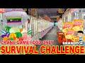 Can You Survive For a Week On Crane Game Foods Only? (CRANE GAME SURVIVAL season2)