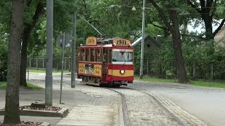 Рижский ретро-трамвай.
