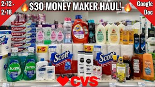 CVS Free & Cheap Couponing Deals & Haul | 2/12 - 2/18 | $30 Money Maker Haul!| Newbie Friendly Deals