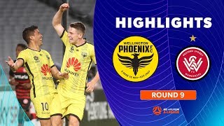 Highlights: Wellington Phoenix 2-1 Western Sydney Wanderers– Round 9 Hyundai A-League 2019\/20 Season