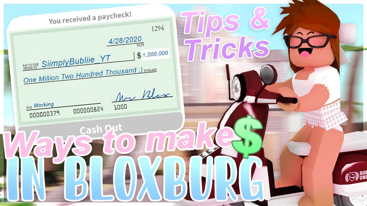 Ways To Make Money In Bloxburg While You Re Bored Tip Tricks Youtube - how to make tons of cash on bloxburg roblox