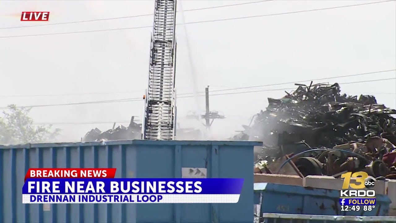 Crews respond to scrap metal fire burning in southeast Colorado Spr ings