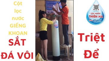 Hd lắp bộ cột compusit 1054  lọc nước giếng/ lọc nước thiên hà #xulynuoc #vatlieuloc