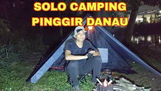 SOLO CAMPING DI PINGGIR DANAU || BUSHCRAFT INDONESIA  #solocamping #camping #bushcraftindonesia