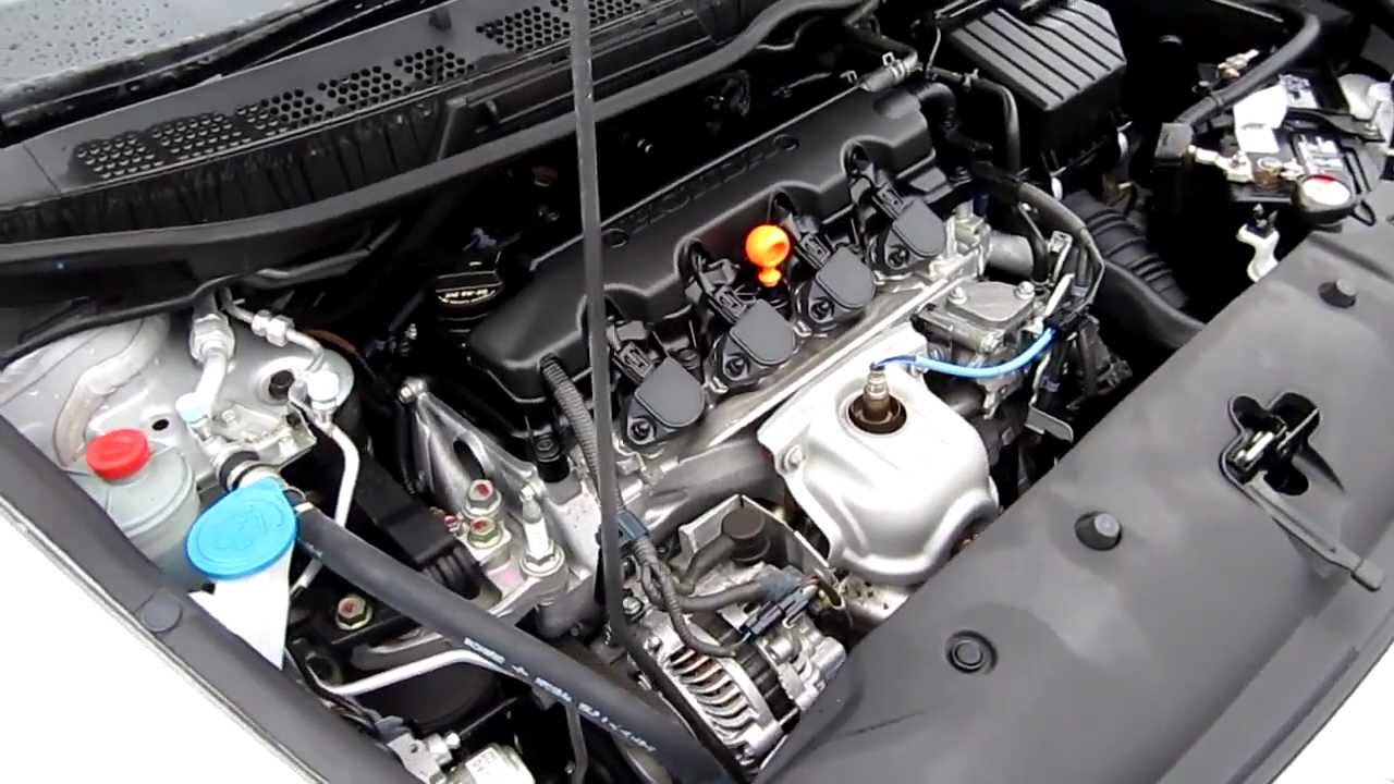 2009 Honda Civic GX, silver - Stock# 12304PX - Engine - YouTube