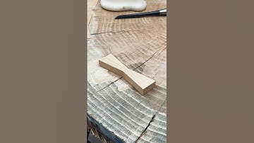 Perfect inlays with Slab Stitcher! #woodworking #diy #woodwork #bowties #customfurniture