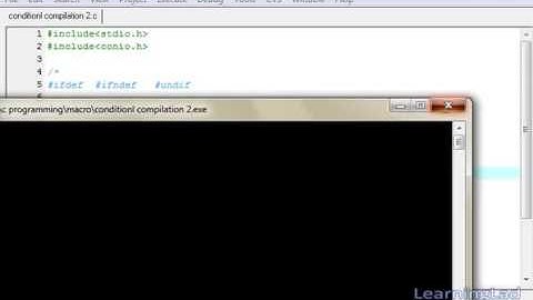 37   Conditional Compilation Macros @ifdef  @ifndef @undef in C Video Tutorial