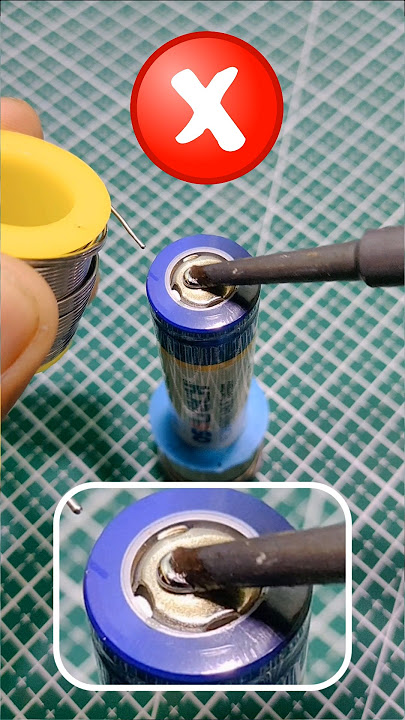 How To Soldering Lithium Battery