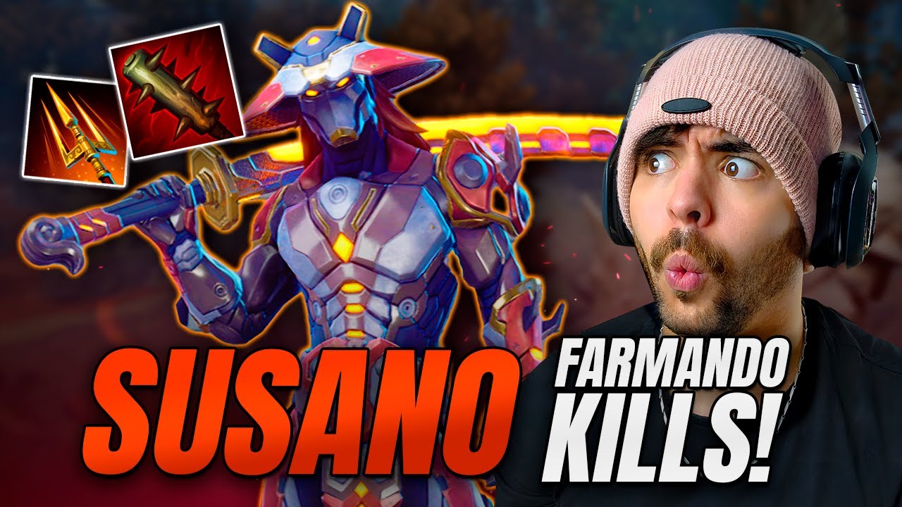 SUSANO CONSEGUE PEGAR KILLS DEMAIS NA JUNGLE! CONQUISTA SMITE 2