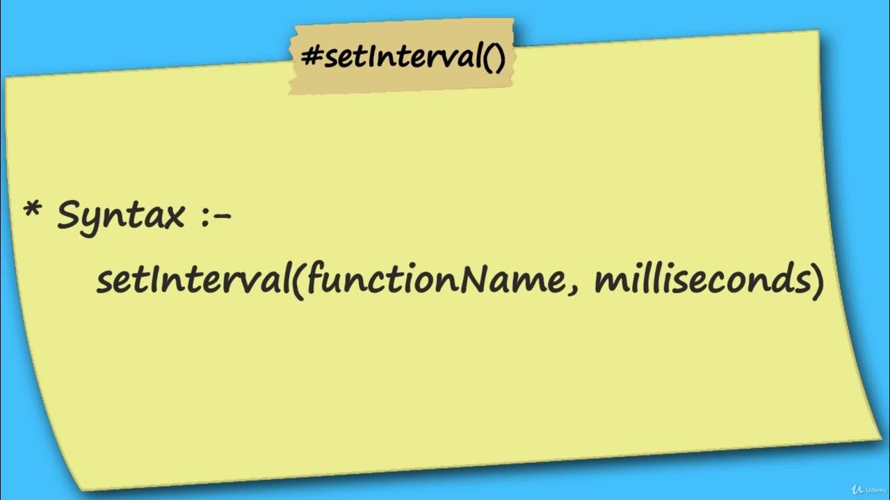 Mastering Timer-Based Events in JavaScript: setTimeout & setInterval ...