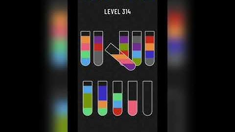 Water sort puzzle level 314