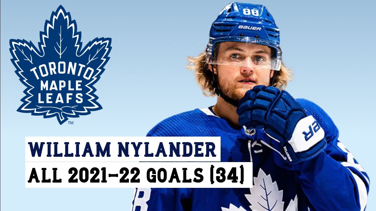 William Nylander (#88) All 34 Goals of the 2021-22 NHL Season - YouTube