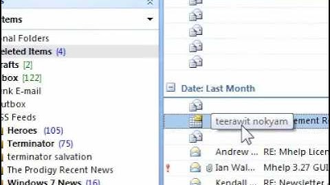 How to retrieve an item from the Deleted Items folder in Outlook