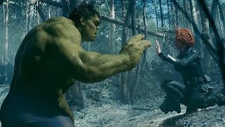 Black Widow Hulk'ı Sakinleştiriyor  - Avengers Age of Ultron (2015) Resimi