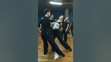 摩登舞曹王 探戈套路詳解 Fallaway Reverse Slit Pivot ， Spanish Drag