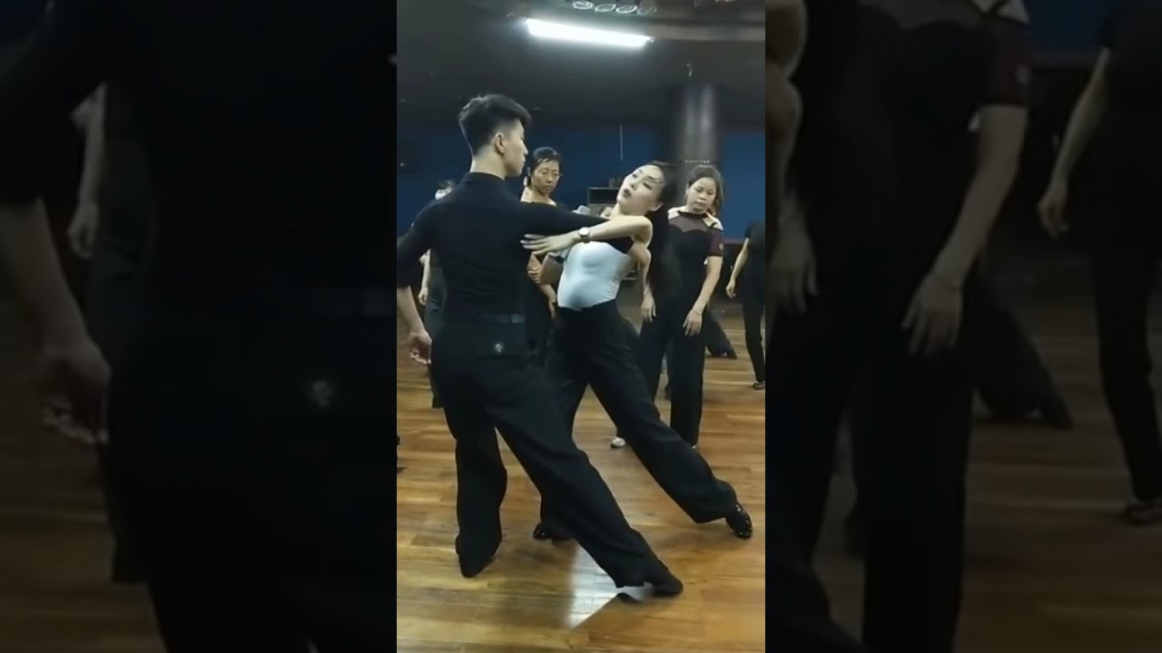 摩登舞曹王 探戈套路詳解 Fallaway Reverse Slit Pivot ， Spanish Drag