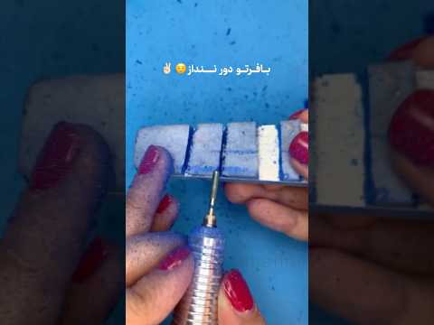 بافرتو دور ننداز استند قلم بستز برای خودت  ارایشگر ناخن  ترفند کاشت ناخن