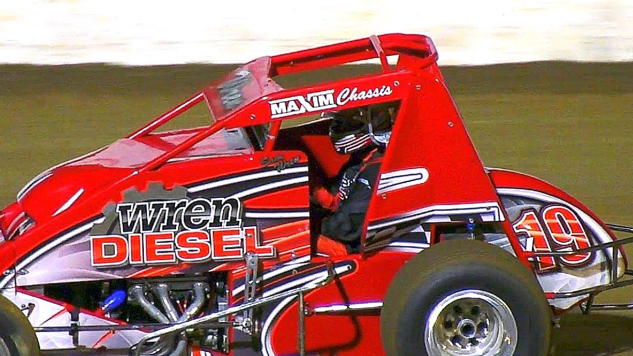 Peter Merrett Racing Wingless Sprints Heat 2a Peter Merrett Trophy Simpson Speedway 6-4-2019 ...