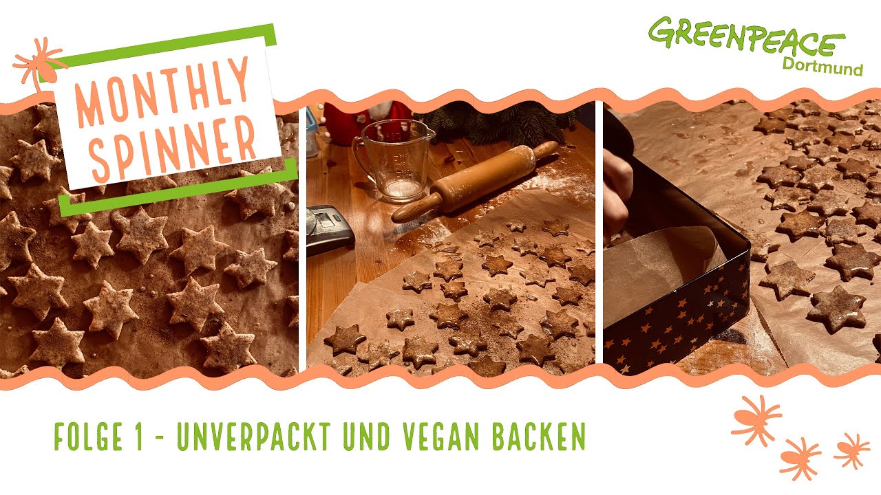🌿 VEGAN & UNVERPACKT BACKEN ♻️ // MONTHLY SPINNER - FOLGE 1 🕷