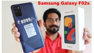 Samsung Galaxy F02s Mobile Unboxing in Hindi