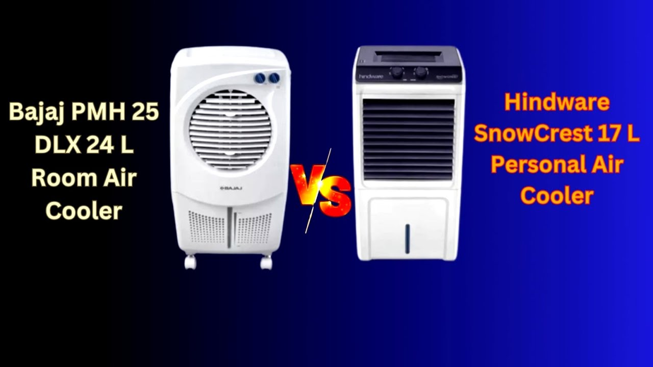 Bajaj PMH 25 DLX 24L Vs Hindware SnowCrest 17 L Air Cooler