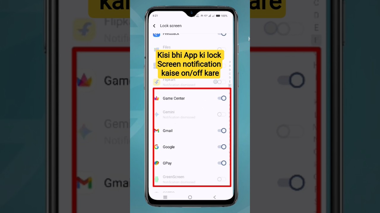 lockscreen notification off | how to off lock screen notification