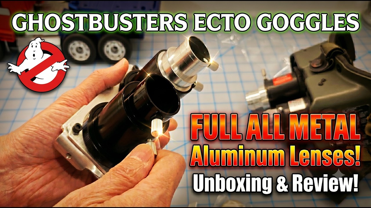 GB Fans Ghostbusters Ecto Goggles FULL ALL METAL Aluminum Lenses