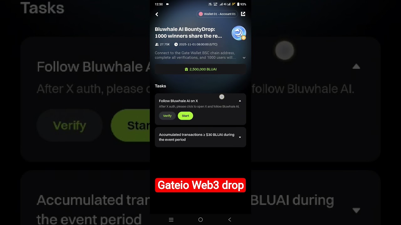Gateio Bountydrop | Web3 Airdrop | 62$ Free Profit | 