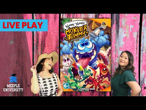 Yummy Yummy Monster Tummy - LIVE  Stream Board Game Playthrough