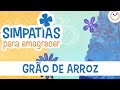 SIMPATIA DO GRÃO DE ARROZ | Simpatias para Emagrecer Comentadas | Saúde na Rotina