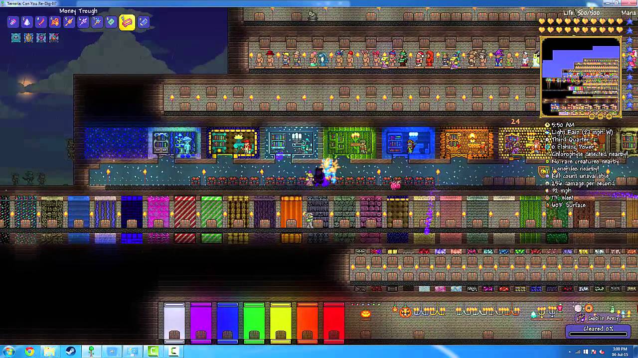 Terraria 13 All Items Map Must Watch Till End Youtube