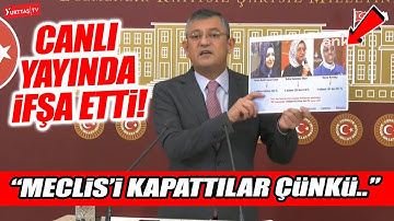 Özgür Özel canlı yayında ifşa etti! “Bu hafta Meclis’i kapattılar, çünkü…”