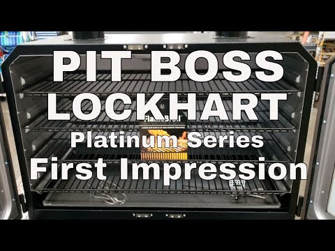 Pit Boss Lockhart Platinum Series, Wood Pellet Grill and Smoker - Look