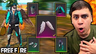 SOLO PUEDO USAR OBJETOS ANGELICALES EN ESTE VIDEO DE FREE FIRE *EPICO* ZAPATOS, ALAS, GORRA l Jeanki