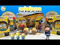 Minions the rise of gru collection toys unboxing asmr review