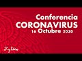Conferencia de Salud Coronavirus 16 Octubre 2020