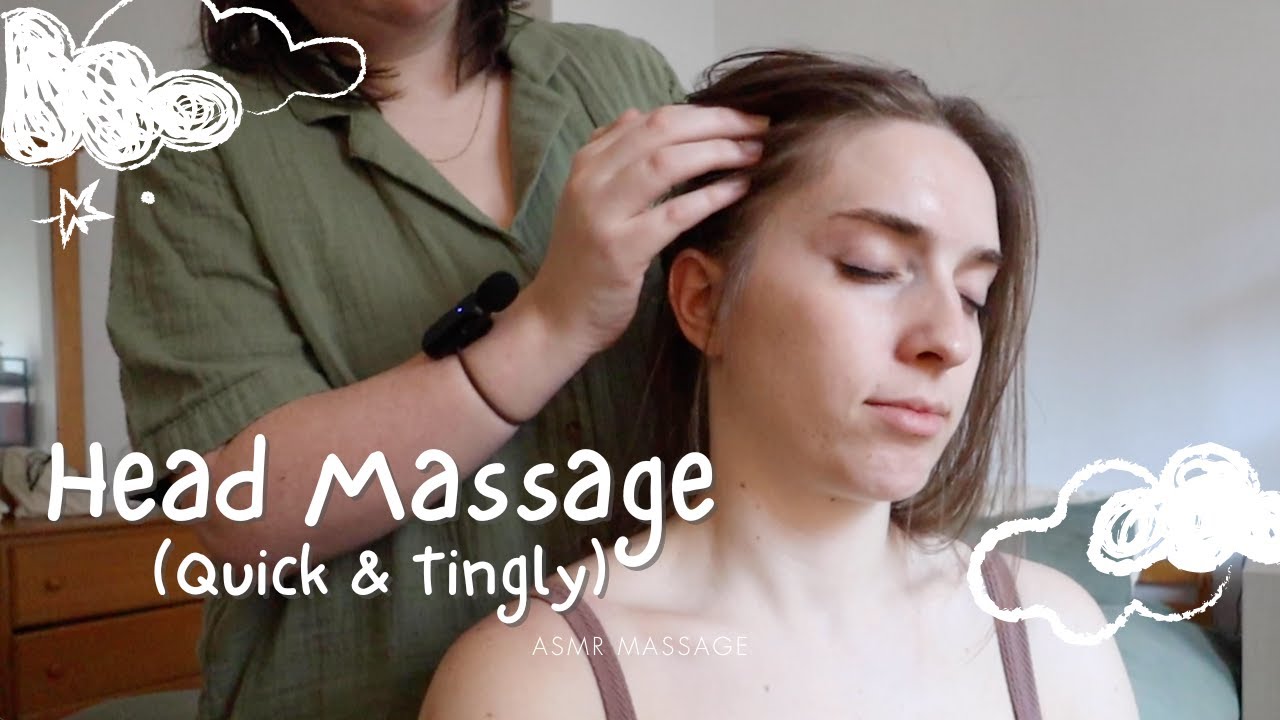 Head Massage ASMR - Quick, Tingly and Relaxing! - YouTube