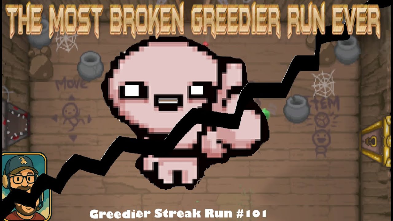 The Most Broken Greedier Run Ever | Binding of Isaac Repentance Greedier Streak Run 101